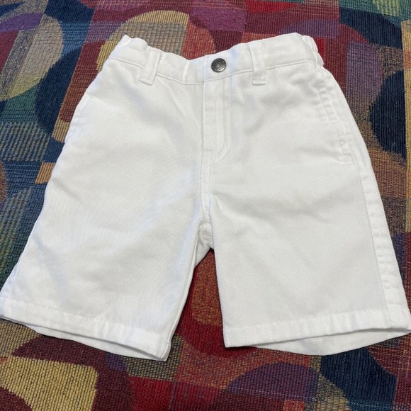 Nautica Other - Nautica Toddler Boys White Cotton Shorts Elastic Waist And Pockets Size 18 Month